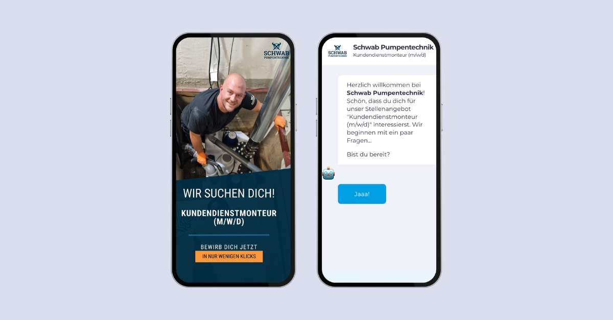 Referenz Schwab Pumpentechnik Social Recruiting